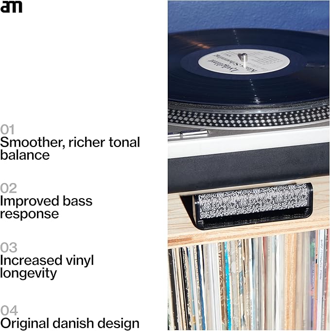am Vinyl Record Cleaner Brush – Ultra-Fine Carbon Fiber Anti-Static Brush for Vinyl Records – Must-Have Record Player Accessory for Removing Dust, Reducing Friction & Preserving LP Sound, Keith Haring