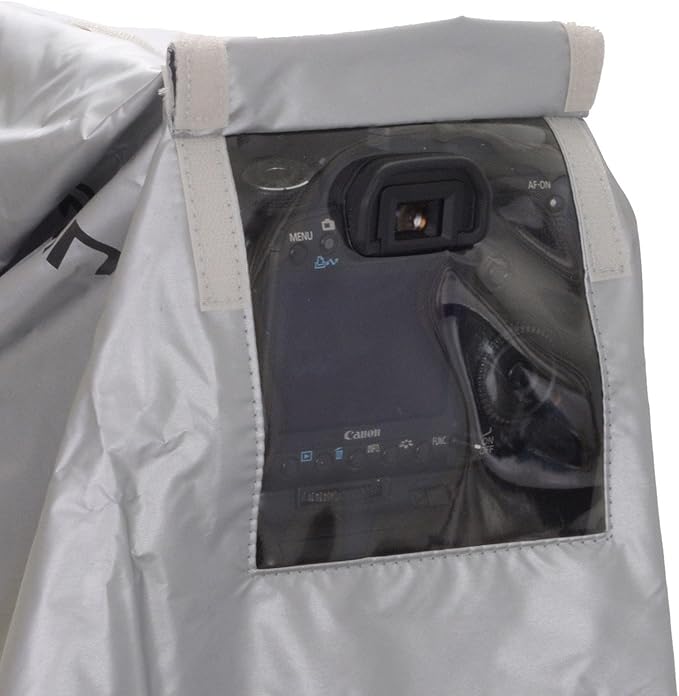Matin Digital SLR Camera Rain Cover Silver - Large