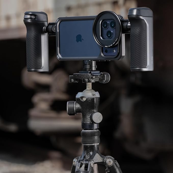 PGYTECH ProShot Mounting Adapter Kit, 1/4"-20 Thread & Cold Shoe Mount for Phone Cage, Quick-Release Compatible with Handles for Microphone/Fill Light/Gimbal/Tripod/Monitor