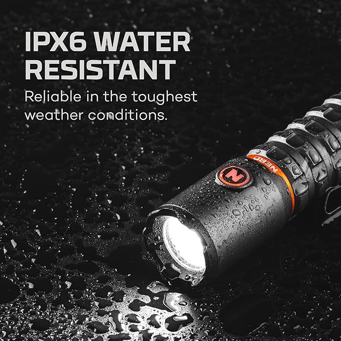 NEBO Torchy 2K Rechargeable Pocket Flashlight | 2000 Lumen Rechargeable Pocket Flashlight, 5 LED Light Modes, Water & Impact Resistant for Camping, Hunting, Hiking