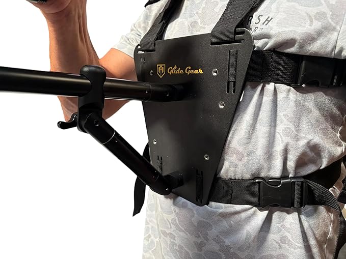 Glide Gear SNC 500 360° Rotating Snorricam Camera Rig for POV Filmmaking – Body-Mounted Stabilizer for DSLR/Mirrorless Cameras – Adjustable Fit, Modular Mounting, Action Scene & Music Video Shots