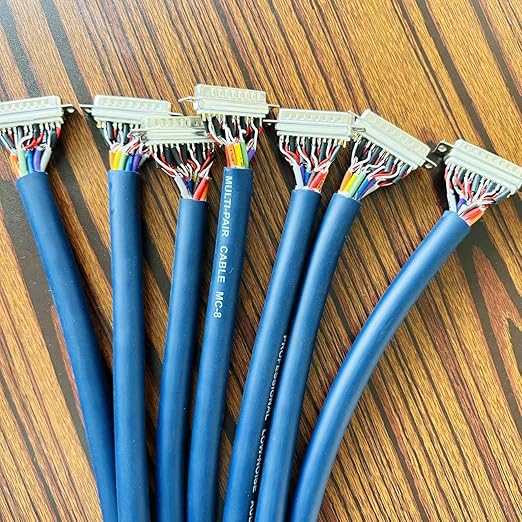 DB25 to XLR Female Snake Cable, DB25 Male to 8 Channel XLR 3Pin Female Balanced Snake Cable D-Sub Snake Wire Patch Bay Interface Modular Wire 1 Meter/3.28ft