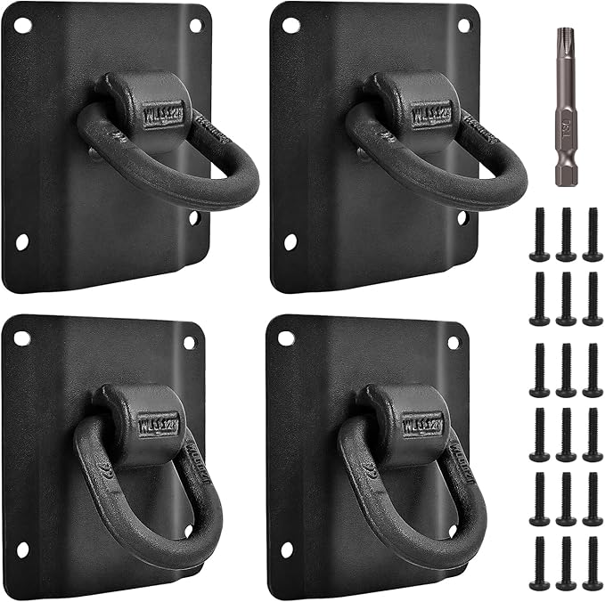 4 Pack Heavy Duty Tie Down Anchors Fit for 2015-2025 Ford F150 F250 F350 & Raptor 2026 Truck Bed Tie Down Anchor Car Accessories Replace# FL3Z-99000A64-B & FL3Z-9928408-AB