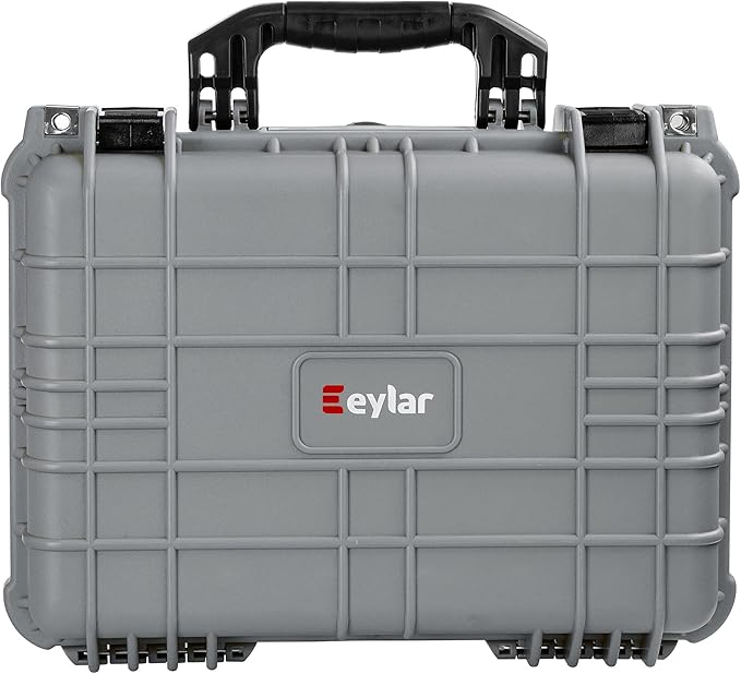 Eylar Hard Gun Case Water & Shock Proof with Foam 16 inch 13 inch 6.87 inch