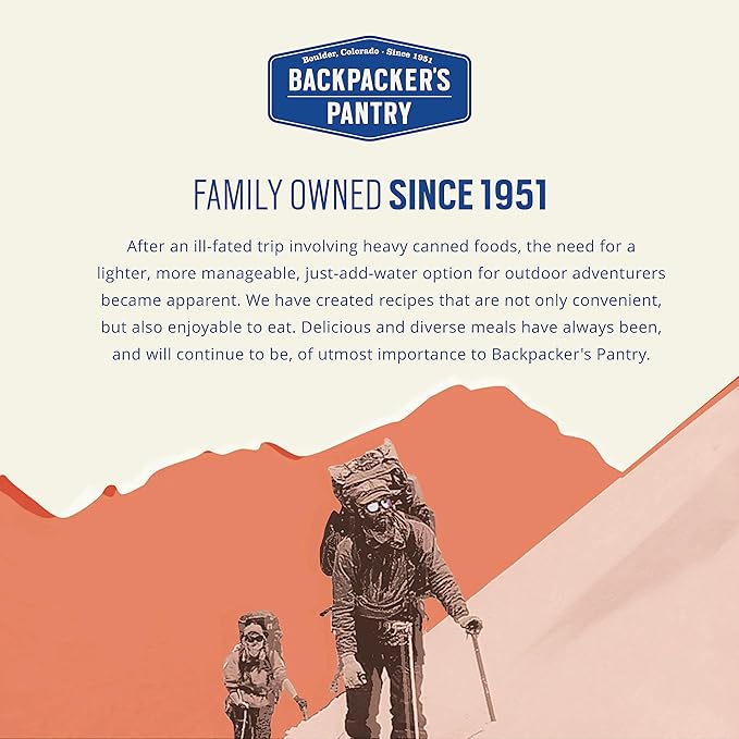 Backpacker's Pantry Shepherd's Potato Stew with Beef, 2 Servings Per Pouch (6 Count), Freeze Dried Food, 13 Grams of Protein, Gluten Free