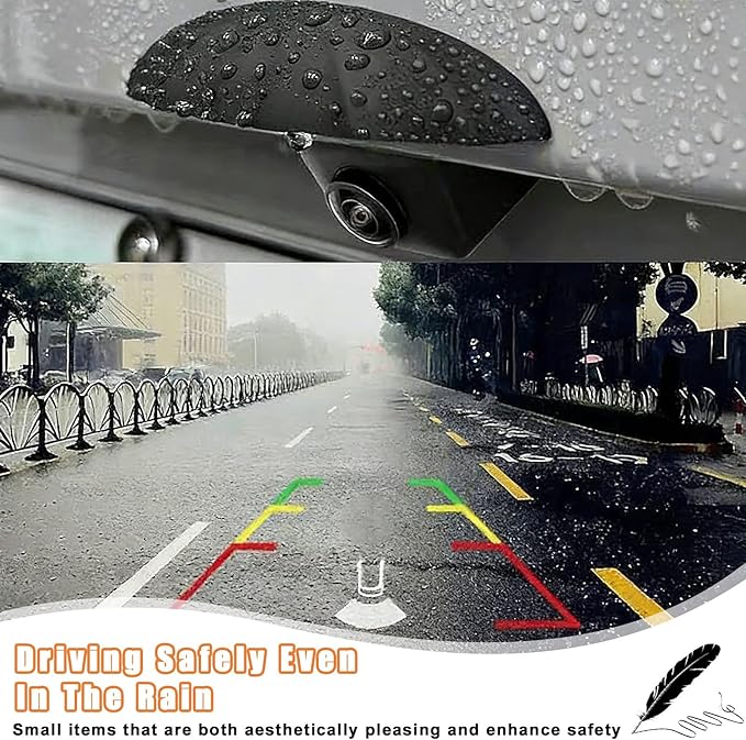 Blueshyhall Backup Camera Rain Guard, Waterproof Protection Cover for Car Reversing Cameras & Rear View,Easy Snap-On Protector for Car Parking Safety