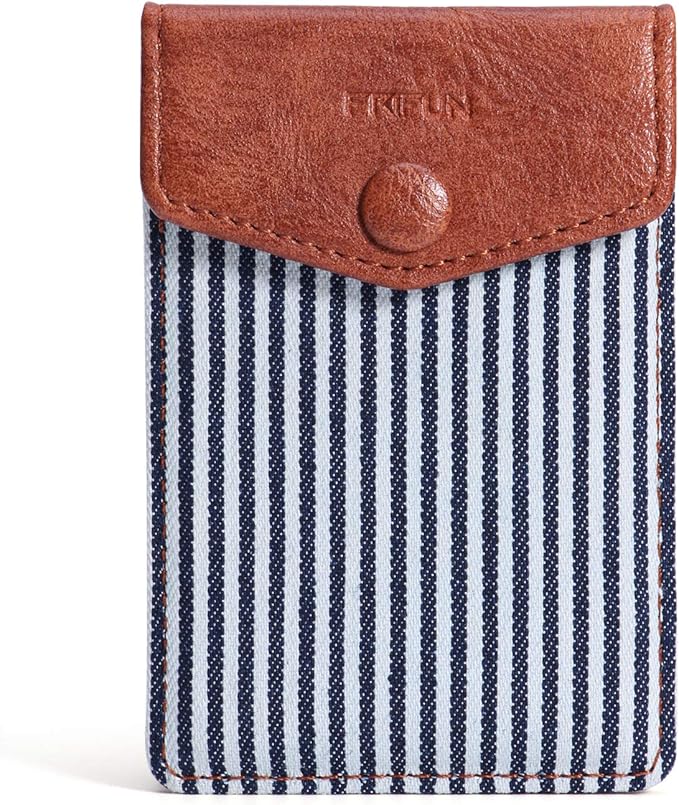 Ultra-Slim Self Adhesive Credit Card Leather Wallet