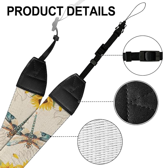 GLENLCWE Camera Strap, Camera Strap for Photographers Neck Strap Replacement Fit Most Cameras