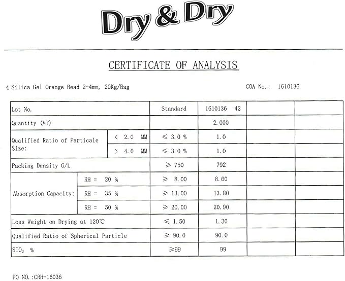 "Dry & Dry" [30 LBS] Premium Orange Indicating Silica Gel Desiccant Beads(Industry Standard 3-5 mm) - Rechargeable(4 Gallon)