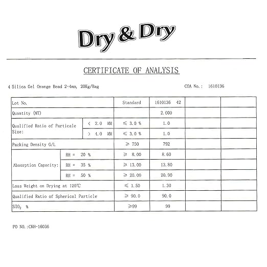 Dry & Dry [1.2 LBS] Premium Orange Indicating Silica Gel Desiccant Beads(Industry Standard 3-5 mm) - Rechargeable Silica Gel Beads(1.2 LBS)