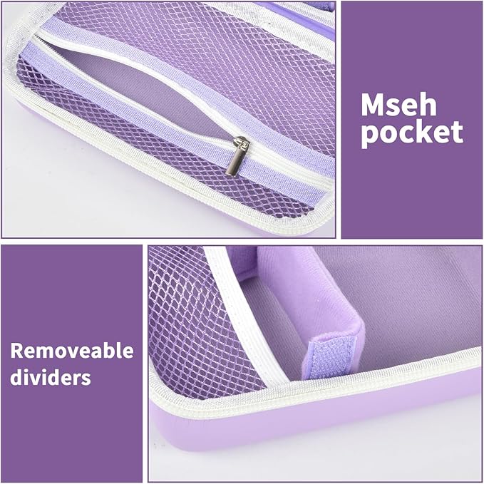Grapsa Kids Instant Print Camera Case and 3 Rolls Instant Camera Refill Print Paper - Purple