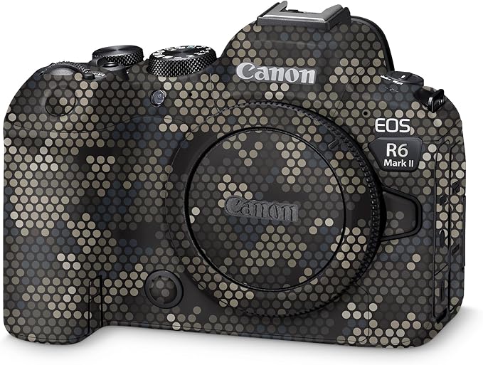 Camera Skin Compatible with Canon EOS R6 Mark II Camera (2022) - Camo Dots - Premium 3M Vinyl Protective Wrap Decal Cover - Easy to Apply | Crafted in The USA by MightySkins