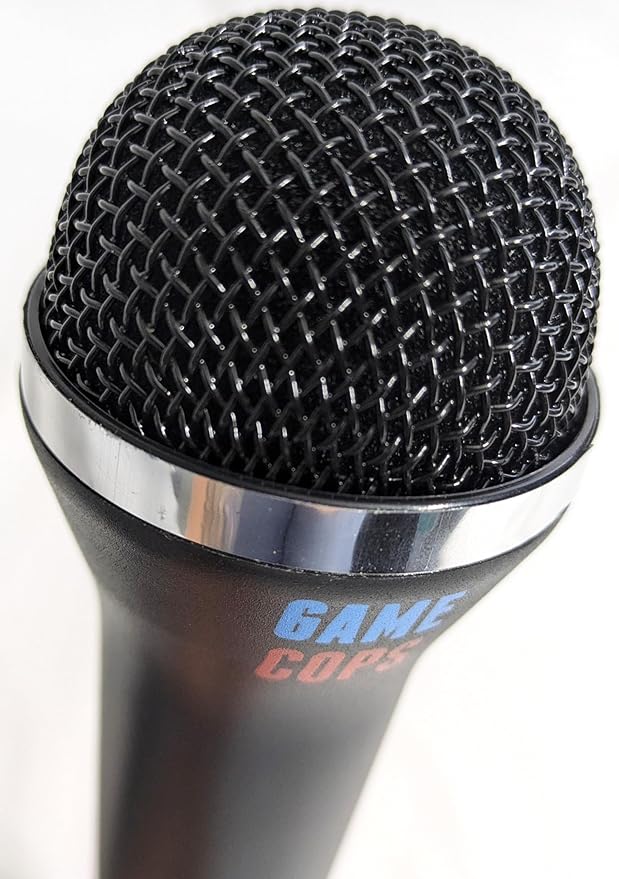 USB Microphone for Rock Band & Guitar Hero - Universal Wired Mic Compatible with PS4, PS3, Xbox One, Xbox 360, Wii, PC, Mac & Karaoke Games - 7ft Cord Plug & Play