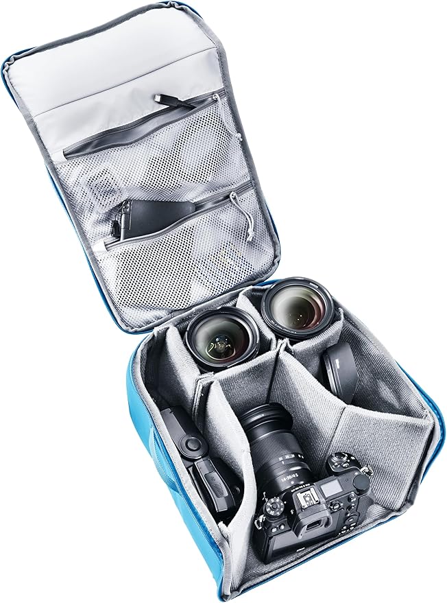 Deuter Camera Box One, SLR/DSLR Camera Compatible Carry Case, Interchangeable Padded Photography Storage Bag for Travel & Hiking - Bay
