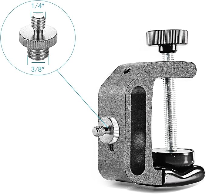 Neewer® 15 Pieces 1/4" 3/8" Metal Threaded Screw Converter Adapter for DSLR Camera,Tripod,Shoulder Rig,Light Stand,Camera Cage