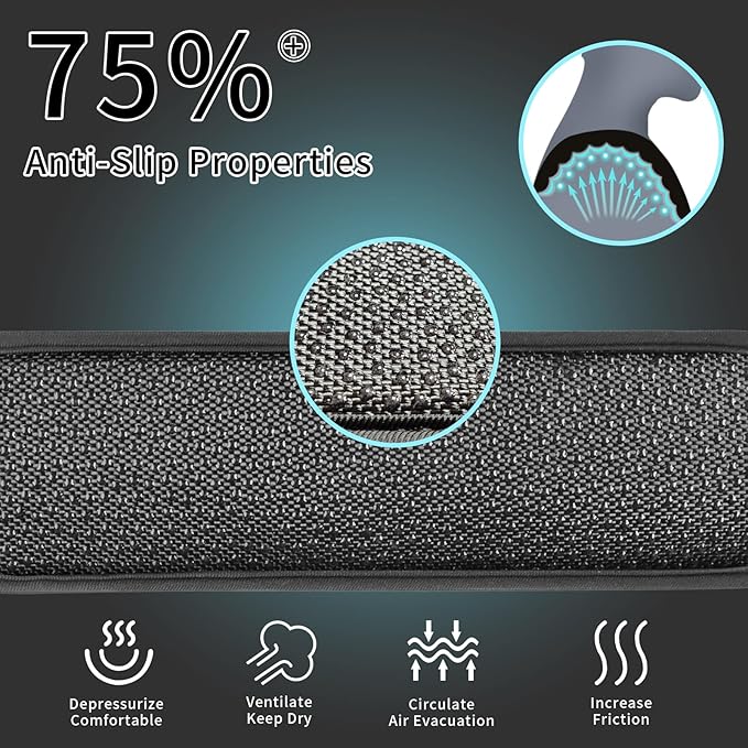 2 Pack Breathable Universal Strap Pads, Silica Gel Guitar Strap Pads, Help Relieve Shoulder Pain (Anti-Slip Texture)