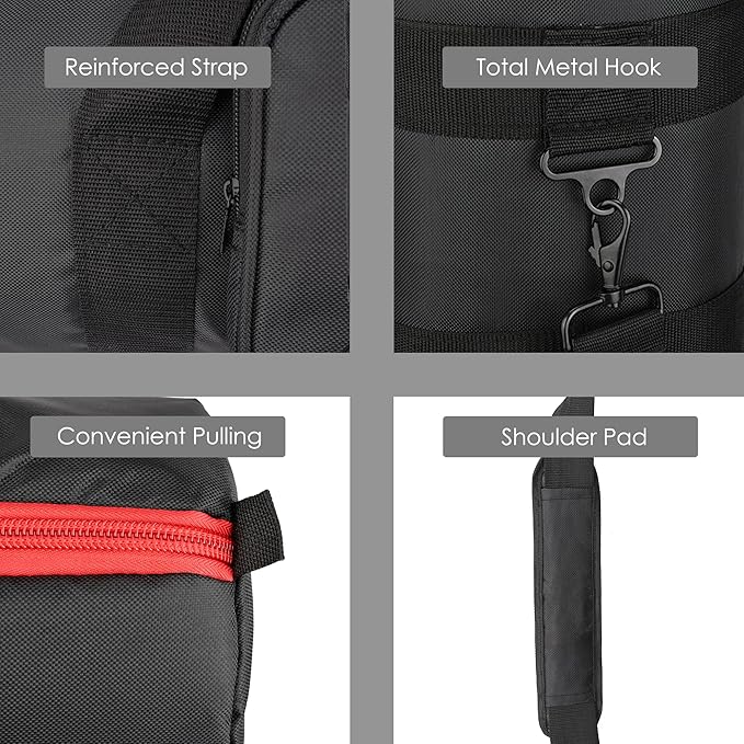 MagicLine Tripod Carrying Case Bag 41x7.9x7.9inch, with 2 Outer Pockets+1 Inner Pocket+3 Inner Compartments, Padded Carry Case for Light Stands,Mic Stands,Tripods,Monopods
