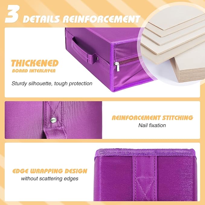 DVD Case CD Storage,384 Capacity CD Cases Holder DVD Storage Case Holders CD DVD Disc Case Storage Wallet Binder for Car Home Office Travel (Purple)