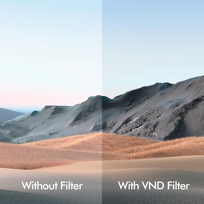 Magnetic Variable ND2-ND32 ND Lens Filter (VND 1-5 Stops) for for iPhone 17 Pro/Pro Max - Neutral Density Effect Filter (Requires GiAi Magnetic Case - Sold Separately)