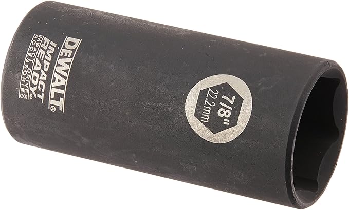 DEWALT DW2292 7/8-Inch IMPACT READY Deep Socket for 3/8-Inch Drive,Black