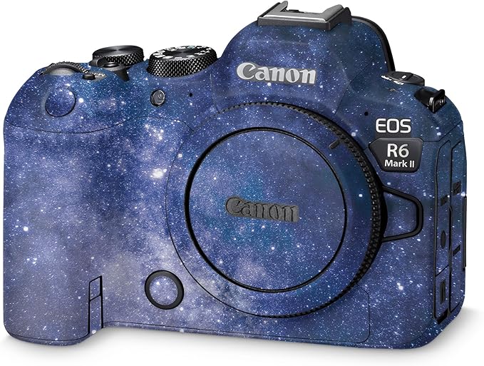 Camera Skin Compatible with Canon EOS R6 Mark II Camera (2022) - Blue Stars - Premium 3M Vinyl Protective Wrap Decal Cover - Easy to Apply | Crafted in The USA by MightySkins