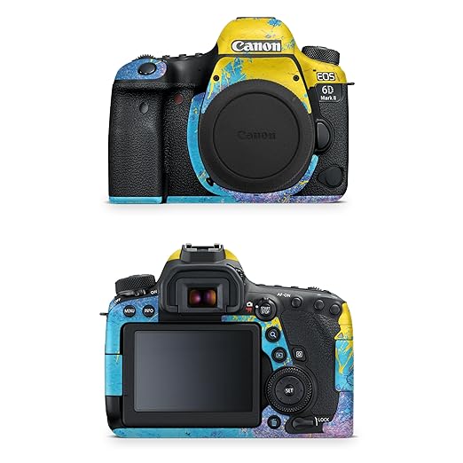 Camera Skin Compatible with Canon EOS 6D Mark II Camera (2017) - Splatter Wall - Premium 3M Vinyl Protective Wrap Decal Cover - Easy to Apply | Crafted in The USA by MightySkins