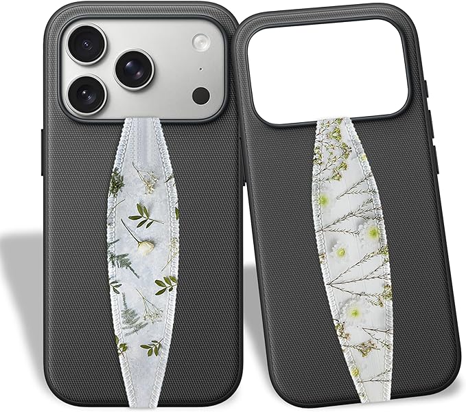 Switchbands Phone Grip Strap - Pack of 2 Reversible Finger Holder for Phone Back, Customizable Anti-Slip Design, Wireless Charging Compatible Detachable Holder for iPhone - Blanc Fresh