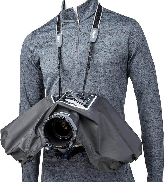 Think Tank Hydrophobia D 24-70 V3 Camera Rain Cover for DSLR and Mirrorless Camera with 24-70mm f/2.8 Lens (Black)