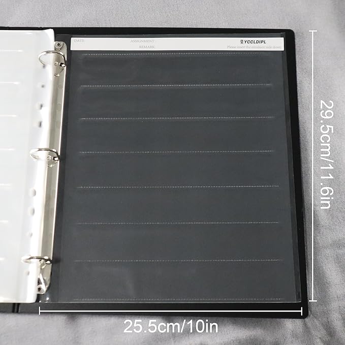 Archival Quality 35mm Negative Preservers – 50 Acid-Free Storage Sheets with Free Gloves, Compatible with Camera Film Negatives