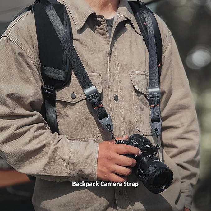 PGYTECH Backpack Camera Strap for Photographers Quick Release Camera Strap for Backpack for DSLR SLR Cameras