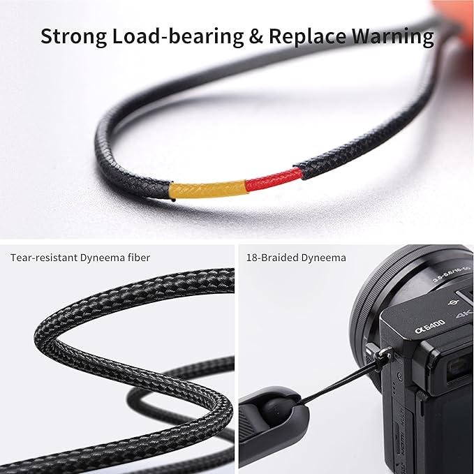 PGYTECH Retro Style Camera Shoulder Strap Air, Vintage Camera Strap Quick Release, 47.24''~55.12'' Adjustable Camera Neck Strap for Nikon/Canon/Sony/Fuji Cameras(Meteorite Grey)