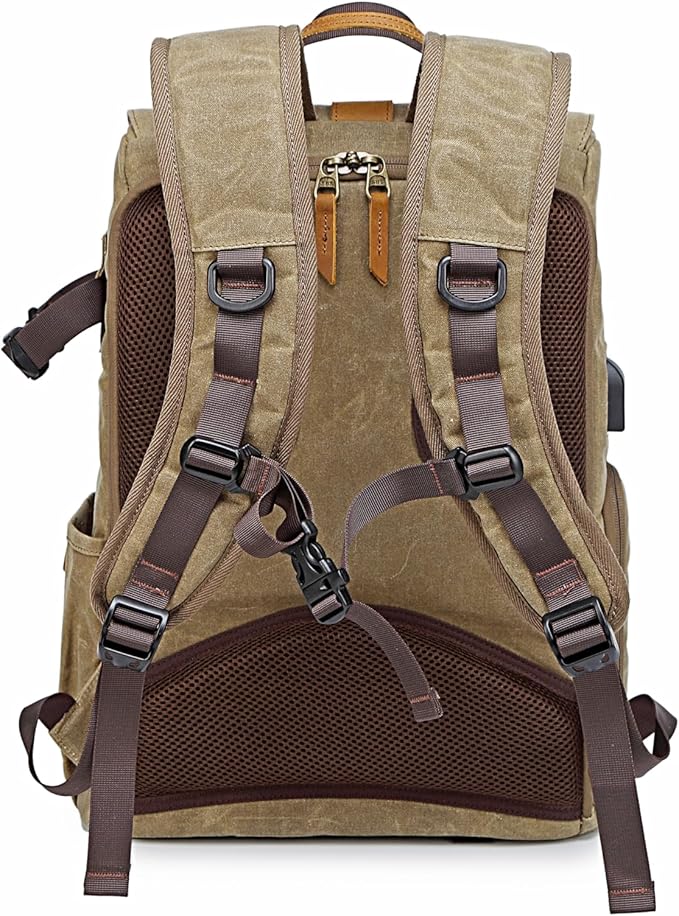 ZESTTREK Camera Backpack Bag Big - Professional DSLR Camera Bag with Waterproof Rain Cover Laptop Compartment Photograhy Backpack Case ﻿