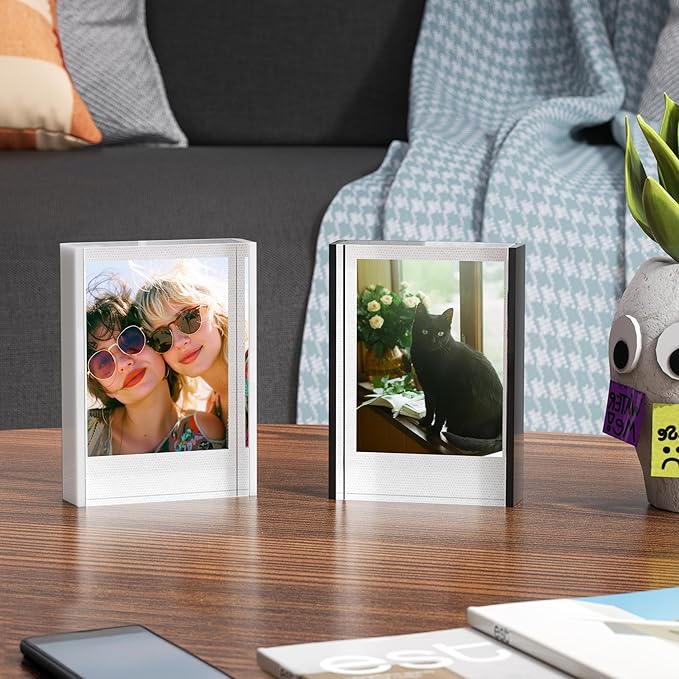 WINKINE Instax Frame, Polaroid Frame for Fujifilm Instax Mini Film, Small Picture Frames 2x3, Polaroid Picture Frames for Photos, Mini Photo Display
