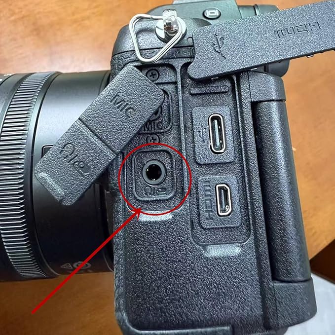 2.5MM-DC3 (MC-DC3) Shutter Release Cable is Suitable for Nikon Cameras Z5II/Z50II/ZR Supports Connection to The Camera Remote Control to Achieve Focusing and Taking Photos(2.5mm-DC3 2pcs)