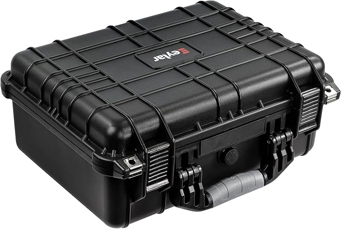 Eylar Hard Gun Case Water & Shock Proof with Foam 16 inch 13 inch 6.87 inch
