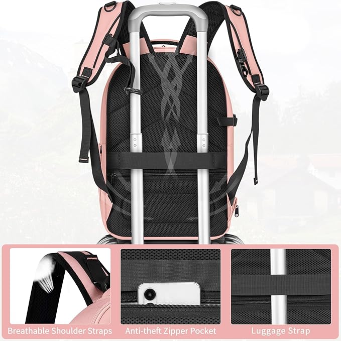 Camera Backpack, Hardshell DSLR Photography Camera Bag with Rain Cover, Waterproof Hard Shell Camera Case with Tripod Holder & 15.6" Laptop Compartment Compatible with Canon/Nikon/Sony/DJI Mavic Drone