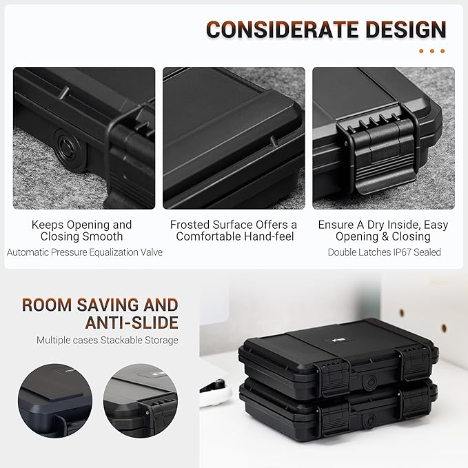 High Capacity 24 Slots M.2 2280 2260 2242 2240 2230 Case, Sturdy M.2 NVMe SSD Card Case with Label & Notepaper, Water-Resistant & Shockproof M.2 2280 SSD Holder Vertical Style M.2 Drive Organizer Box