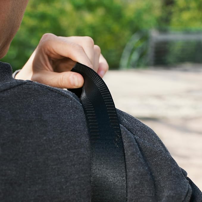 Peak Design Slide Lite Camera Strap, Black, Configurable as a Sling, Neck or Shoulder Strap, Quick Release and Connection, Smooth and Grippy Side, Camera Straps for Photographers, 200 lb Capacity