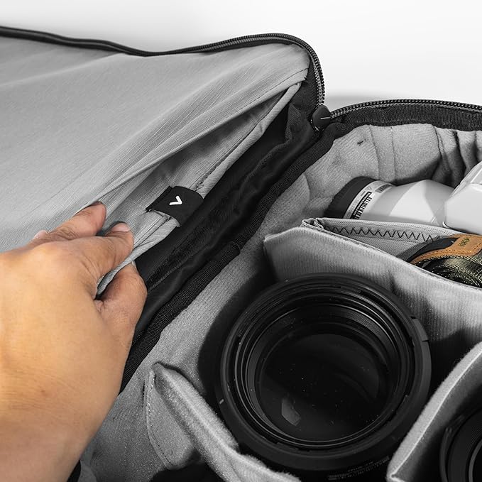 Peak Design Camera Cube V2, Medium, Custom Organization and Protection, Weatherproof Shell with Foam Sub-Lining, FlexFold Dividers Included, Camera Bag Insert Compatible Travel Bags