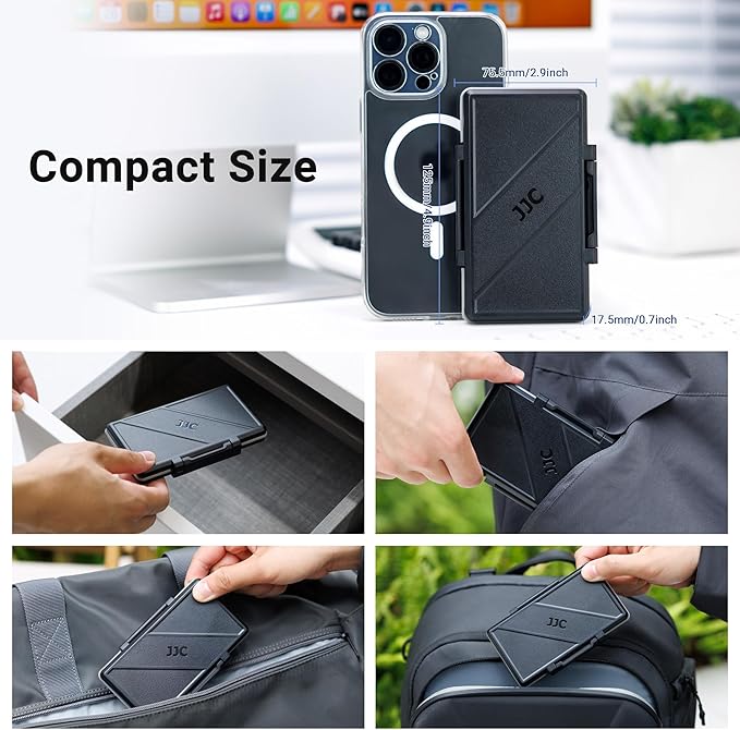 4 Slots M.2 2280 2260 2242 2240 2230 SSD Case,Water-Resistant & Anti-Shock M.2 NVMe 2280 SSD Card Holder for PC Desktop Laptop Internal Solid State Drive Protective Wallet Storage Organizer Box