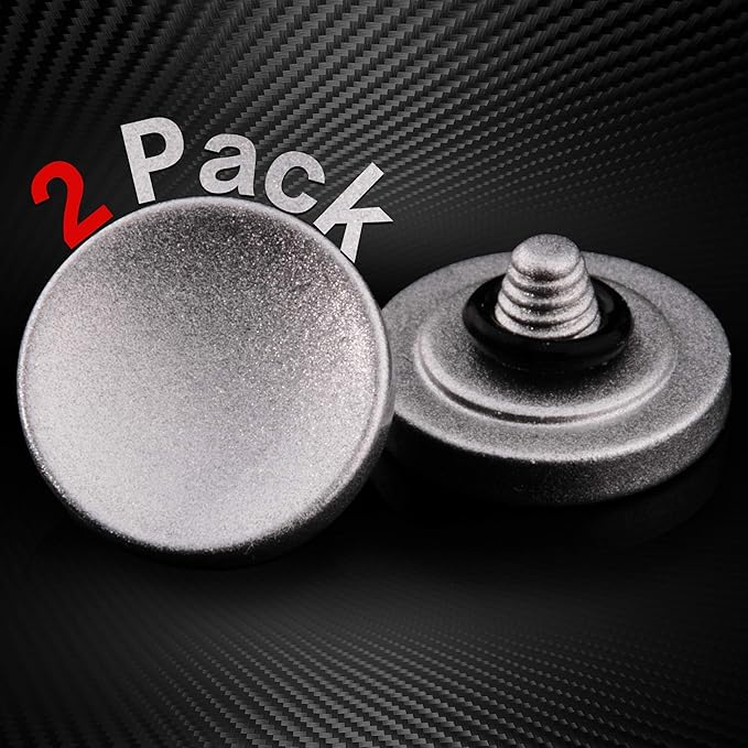 Soft Shutter Release Button (2 Pack/Black) High-end Concave Camera Shutter Button