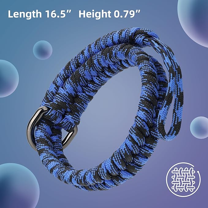 SUNYA Camera Wrist Strap Hand Lanyard Made of Paracord for Photographers to Secure DSLR. Peak Quality Accessory D ring