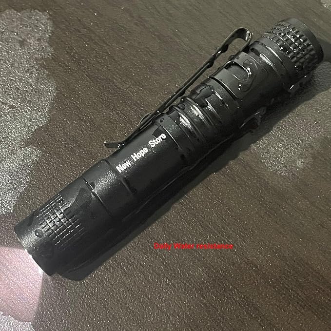 LED Pocket Penflashlight, High Lumens Lightweight Penlight Waterproof Compact Pen Light with Clip for Inspection, Repair, Camping Powered by 1*AAA Battery(not Included) Set 6pcs