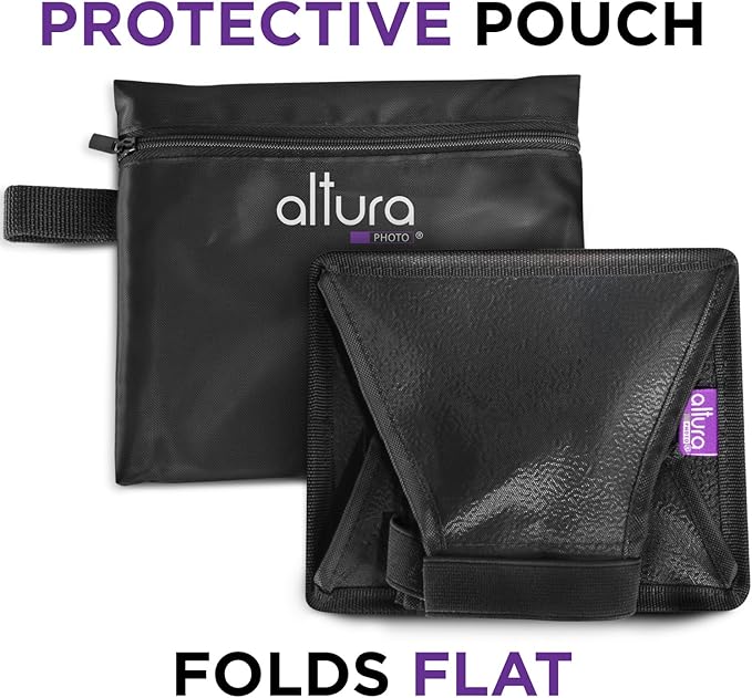 Altura Photo Flash Diffuser Light Softbox 6x5 (Universal, Collapsible with Storage Pouch) for Canon, Yongnuo and Nikon Speedlight