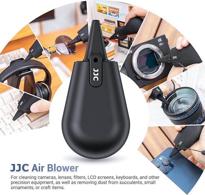 Small Soft Silicone Nozzle Air Blower for Camera Lens Sensor Keyboard Cleaning, Portable Camera Lens Blower with Lanyard for Outdoor Travel Cleaning