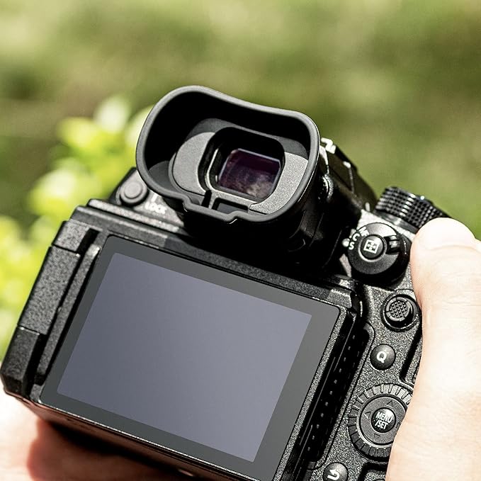 Soft Silicon Camera Viewfinder Eyecup Eye Cup Eyepiece Replacement for Panasonic Lumix DC-GH7 GH6 GH5 II GH5M2 DC-GH5S DC-GH5 Camera EVF Eyeshade Protector Replaces Panasonic 4YE1A561Z