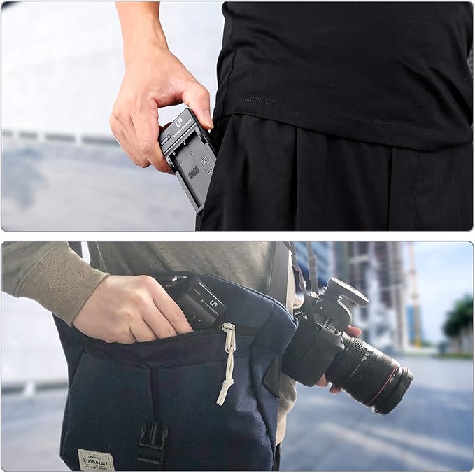 LP EN-EL14 EN EL14a Battery Charger Pack, 2-Pack Battery 1500mAh Compatible with Nikon D3500, D5600, D3300, D5100, D5500, D3100, D3200, D5200, D5300, D3400, DF, P7000, P7100, P7700, P7800 & More