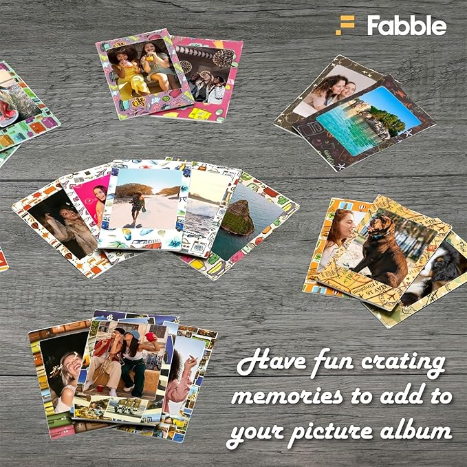 Fujifilm Instax Mini Instant Film Twin Pack 20 Sheets Bundle with 20 Decorative Sticker Frames and Camera Lens Cleaning Cloth – Perfect for Scrapbooks, Parties, and Gifts