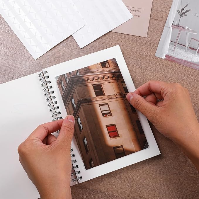 408PCS Photo Corners Self-Adhesive Acid Free Photo Corners Scrapbook Picture Corner Picture Mounting Corner for DIY Scrapbook, Album, Journal, Memory Books