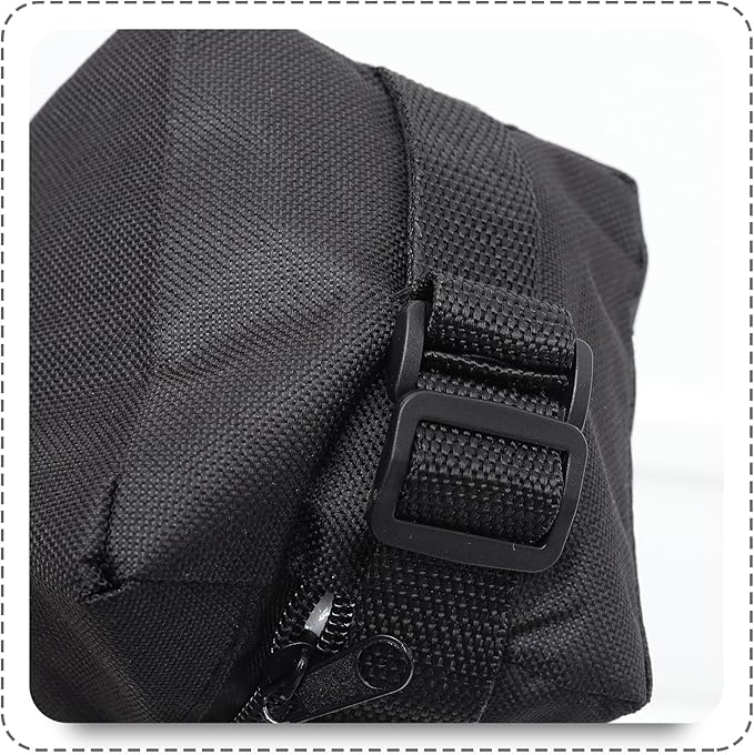 Kisangel Tripod Carry Bag and Photography Storage Bag with Shoulder Strap, Oxford Cloth Portable Padded Case for Outdoor Photography Equipment, 100X10X10Cm Compact Carrying Pouch